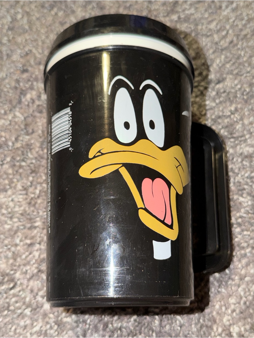 Super Thermo Warner Bros. Looney Tunes Daffy Duck Character Mug Collectible Used